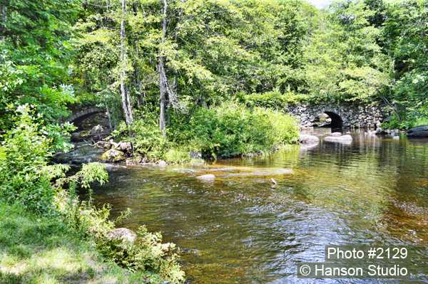 Hillsborough, NH - Gleason Falls Road Bridge - both arches and center span